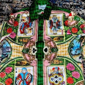 Casablanca -- Le Jardin Des Cartes Silk Shirt